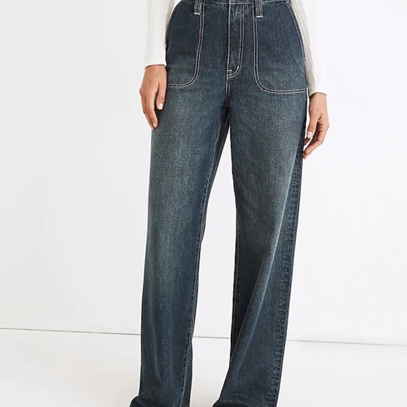 Madewell Superwide Leg Jeans Size 31 - Picture 2 of 11
